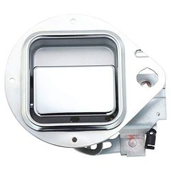 TRQ Front Left Exterior Door Handle Chrome Drivers Side Compatible with 1993-1996 Peterbilt 200 1995-2005 330 2005 335 1986-2005 357 1983-2005 362 1987-1992 375 1987-1997 377 1988-2005 378 379