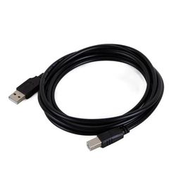 USB 2.0 A-stekker naar B-stekker, 2 m, snelle gegevensoverdracht, ideaal voor het aansluiten van apparaten en het opladen van apparaten.