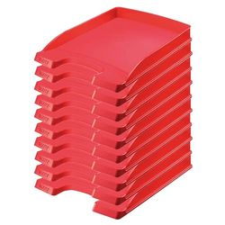 Leitz - 52370025 - CF10PORTACORRISP Plus Slim RED