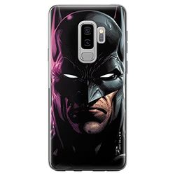 ERT GROUP mobiltelefonfodral för Samsung S9 PLUS originalt och officiellt licensierat DC mönster Batman 070 optimalt anpassad till formen på mobiltelefonen, fodral tillverkad av TPU-plast