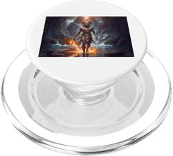 mitología Tezcatlipoca Dios nocturno azteca obsidiana espejo magia PopSockets PopGrip para MagSafe