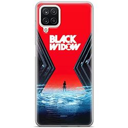 ERT GROUP mobile phone case for Samsung A12 / M12 original and officially Licensed Marvel pattern Black Widow 001 optimally adapted to the shape of the mobile phone, case made of TPU