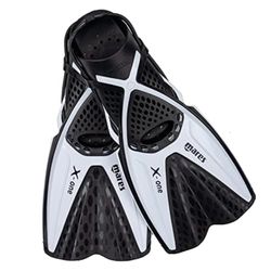 Mares Aquazone X-One, Pinne Snorkleling Adulto - Unisex, Bianco, S/M