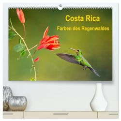 Costa Rica - Farben des Regenwaldes (hochwertiger Premium Wandkalender 2026 DIN A2 quer), Kunstdruck in Hochglanz: Farbenprächtige Bilder der Flora und Fauna Costa Ricas