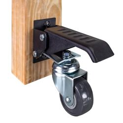 POWERTEC Conjunto de 4 rodas de bancada de trabalho com cargas de 400 libras, rodas retráteis de 2-1/2 polegadas para bancos de trabalho, mesas, suportes e equipamentos (17000)