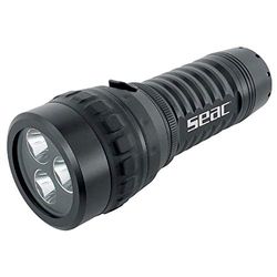 SEAC SZ5000, Torcia Subacquea Ricaricabile ad Alta Potenza Luminosa, 4200 Lumen Unisex-Adult, Nero, Lunghezza 178 mm x 65 mm Diametro