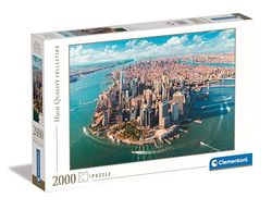 Clementoni Collection-Lower Manhattan, City-2000 Pezzi, Puzzle New York, Orizzontale, Divertimento Per Adulti, Made In Italy, Multicolore, 32080