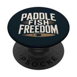 Kayak Angler Paddle Fish Freedom Kayak Fishing PopSockets Adhesive PopGrip