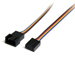 StarTech.com 12in 4 Pin Fan Power Extension Cable - M/F - Fan power extension cable - 4 pin PWM (M) to 4 pin PWM (F) (FAN4EXT12)