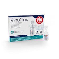 Pic Solution Rinoflux Solution saline 2 ml 20 ampoules – Solution isotonique en ampoules