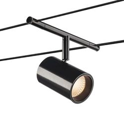 SLV faretto tensostruttura TENSEO NOBLO/faretto, spot LED, faretto da soffitto, lampada da soffitto, illuminazione di interni / 2700K 8,5W 420lm nero 36 gradi