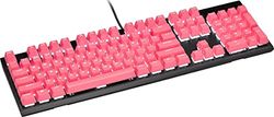 Corsair PBT DOUBLE-SHOT PRO - Mod per tastiera, doppio shot, riga inferiore con layout standard, superficie strutturata, spessore parete 1,5 mm, ammortizzatore ad anello incluso, colore: Rosa