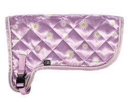 HKM Hobby Horsing Print Couverture Violet avec Marguerite Taille Unique