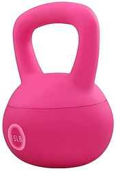 Signature Fitness Zachte Kettlebells - Zee en ijzer zand gevulde gewichten voor dames en heren - kleurgecodeerde zachte vinyl kettlebells, 6,8 kg