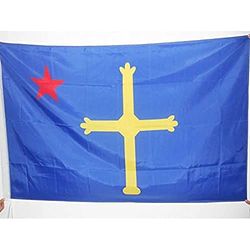 AZ FLAG Bandiera ASTURIE INDIPENDENTISTA 90x60cm - Bandiera PRINCIPADO DE Asturias NAZIONALISTA 60 x 90 cm Foro per Asta