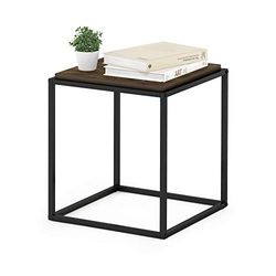 Furinno Moretti Modern Lifestyle Stackable Shelf, 1-Tier, Walnut, Engineered Wood, Noyer Columbia, 38,1 (L) x 44,2 (H) x 38,1 (P) cm