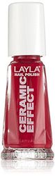 Layla Cosmetics Milano Céramique Effet Vernis à Ongles Hypnotique Cherry 10 ml