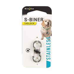 Nite Ize S-Biner Taglock Silver dubbele haak, S