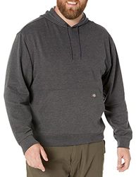 Dickies Pullover Fleece Hoodie Giacca di Pile, Grigio (Dark Heather), XXL Uomo