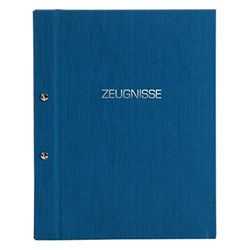 Gouden boek set 31x24 cm blauw