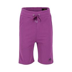 ALPHA INDUSTRIES Basic Short SL broek, Dark Magenta, XS Uniseks Volwassenen, dark magenta, XS