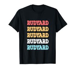 Simpatico regalo personalizzato Rudyard Nome personalizzato Maglietta