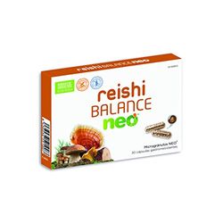 NEO | Reishi Neo | Balance Complemento Alimenticio a Base de Jengibre 30 Cápsulas | Apto para Vegetarianos Sin gluten | Sin Derivados Lácteos | Tomar 1 o 2 al Día Preferiblemente en Ayunas
