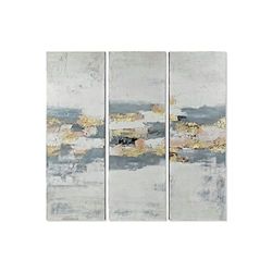 Dkd Home Decor canvasafbeelding, abstract, 3 stuks, 50 x 4 x 150 cm