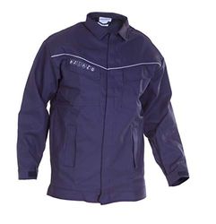 Hydrowear 043422 Moskou Multi Norm FR AST Chaqueta, 64% Algodón/35% Poliéster/1% Fibra Antiestática, 4XL Tamaño, Azul Marino