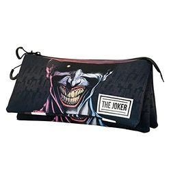 Joker Crazy Mapje, drievoudig ECO, zwart, Zwart, Eén maat, Pennenetui met drievoudig etui, Crazy