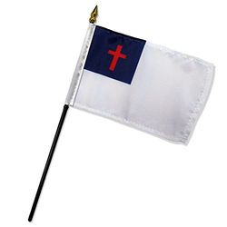 FlagsImp Drapeaux chrétiens Standard de qualité, 10,2 x 15,2 cm