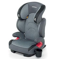 Foppapedretti, Best DuoFix, silla de coche homologada, grupo 2-3 (15-36 kg), para niños de 3 a 12 años, gris (silver)