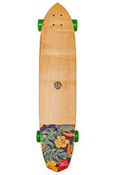 Toca Frescobol toc-r-6002, Skateboard Longboard Unisexe – Adulte, Rouge Floreal, 90 x 20 x 10 cm