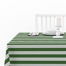 Doge Milano Nappe avec impression numérique, 100% Made in Italy Nappe antidérapante pour salle à manger, lavable et antitache, modèle Noël - Roxanna, cm 140x140