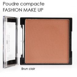 Fashion Make-Up FMU1310106 Poudre Compacte N°6 Brun Clair