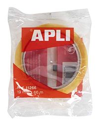 APLI 11266 - Cinta adhesiva celo transparente 19 mm x 66 m