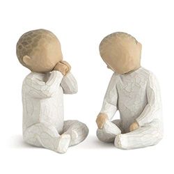 Willow Tree Figura de dois bebés, Home Deco, Enesco