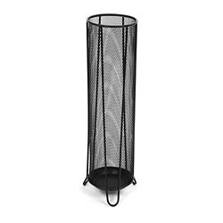 Mind Reader Umbrella Stand Suporte para guarda-chuva, metal, preto, 5,5" L x 5,5" W x 20,5" H