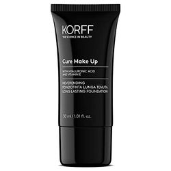 Korff Fondotinta Crema, Effetto Matt, Lunga Tenuta, Copertura Media - Alta, Formula Anti-età Idratante con acido ialuronico 01