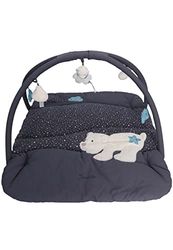 Sterntaler Baby Unisex speelboog baby speelboog vierkant ijsbeer Elia - speelmat baby, babyspeelgoed, speelgoed - donkergrijs