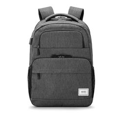 Solo New York Unisex's Re:Discover Laptop Backpack, Grey, Fits up to 15.6"