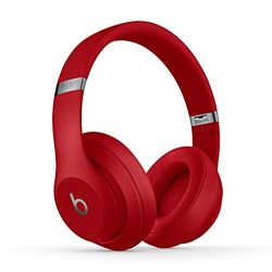 Beats Studio3 Casque circumauriculaire sans Fil avec réduction du Bruit - Puce Apple W1 pour Casques et écouteurs, Bluetooth Classe 1, Mode Réduction Active du Bruit, 22 Heures d'écoute - Rouge