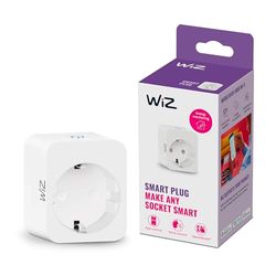 WiZ Smart Plug WiFi, Controllo tramite app o Controllo Vocale (Alexa, Apple HomeKit, Google Home)