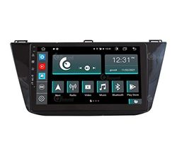 Custom Fit Radio samochodowe dla Volkswagen Tiguan Android GPS Bluetooth WiFi USB Full HD Touchscreen Display 10" Easyconnect Procesor 8core Sterowanie głosem