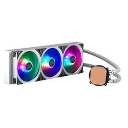 Cooler Master MasterLiquid ML360P Silver Edition Liquid Cooler, All-In-One (AIO) Raffreddamento a Liquido, Radiatore da 360mm, 1 x 360mm PWM SF360R ARGB Fan, Design del profilo della ventola ingtegrat