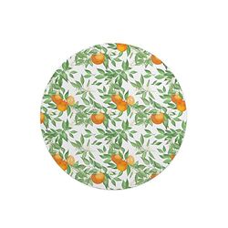 Questo Casa, Round Digital Printed Mouse Pad, Non-Slip Base, for Office and Home, Diameter:22cm