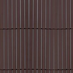 TENAX Colorado 1,00 x 5 m Marron, Canisse Synthétique en PVC avec Cannes Entières de 7 mm, Brise-Vue pour Jardins, Balcons et Clôtures