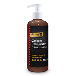 Färgglad kräm för läder, brun, 250 ml