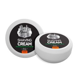 The Shave Factory Shaving Cream - Shaving Cream for Men, Shave Cream, Shaving Cream Suitable for All Skin Types, Made in Italy - 125ml (4.22 Fl. Oz) (Frankincense & Black Pepper)