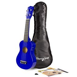 Martin Smith UK-212-BL Ukelele Met Ukelele Tas Blauw Design